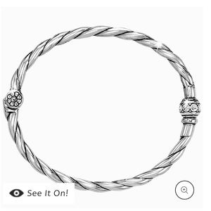 Brighton NWT hinged Dangle bracelet with bag.